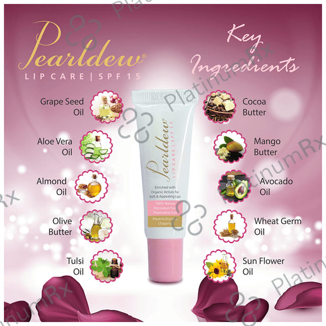 Pearldew Lip Care SPF 15 (10gm Each) 6 Tubes