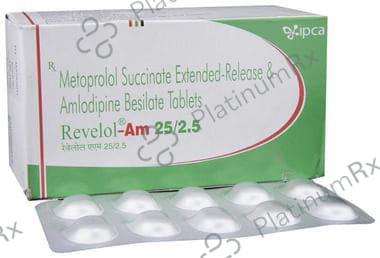 Revelol AM 25/2.5mg Tablet ER 10s