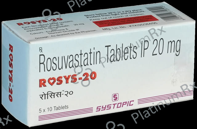 Rosys 20mg Tablet 10s