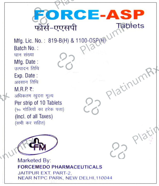 Force ASP Tablet 10s
