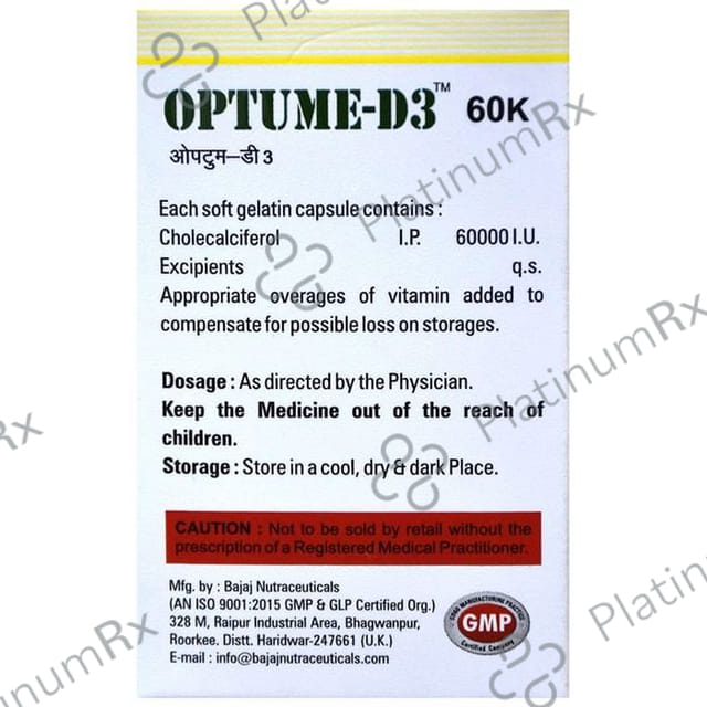 Optume-D3 60K Softgel Capsule