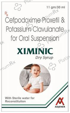 Ximinic 50/31.25mg Dry Syrup 30ml