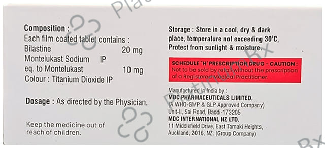 Bilian M 20/10mg Tablet 10s