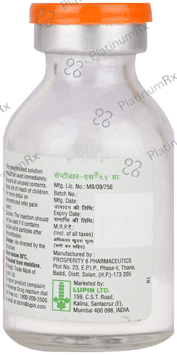 Ceptidar S 1.5gm Injection 1ml