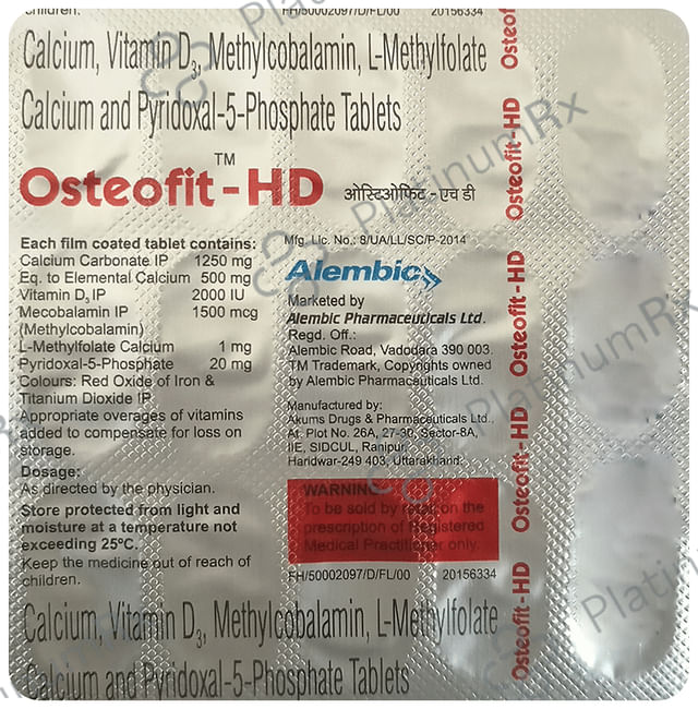 Osteofit HD Tablet 15s
