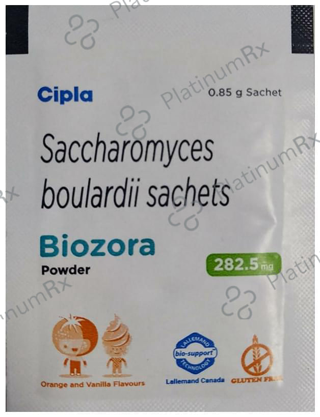 Biozora Powder Orange and Vanilla Gluten Free