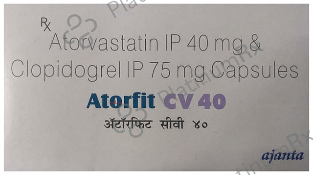 Atorfit CV 40/75mg Capsule 10s