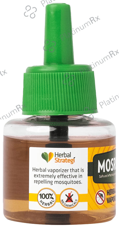 Herbal Strategi Mosrelief Herbal Mosquito Vaporizer Machine with Refill 40ml