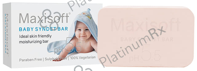 Maxisoft Baby Syndet Bar (75gm Each) 3 units