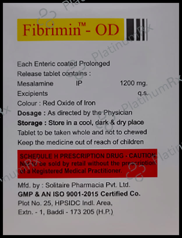 Fibrimin OD 1200mg Tablet PR 10s