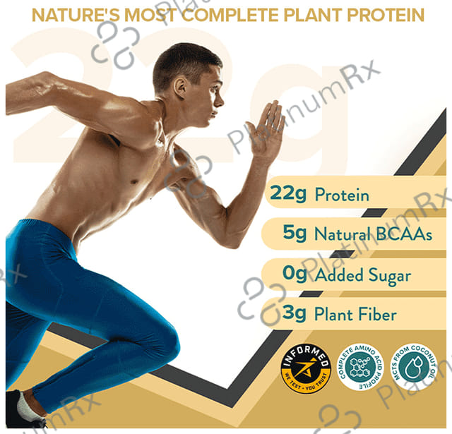 Wellbeing Nutrition Superfood Plant Protein for Muscle Growth & Metabolism - Flavour Powder Italian Cafe Mocha