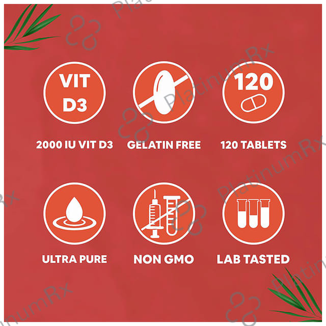 Meltvit Vitamin D3 2000IU Raspberry Flavour Chewable Tablet 120s