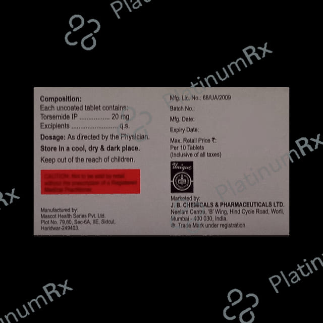 Jbtor 20mg Tablet 10s