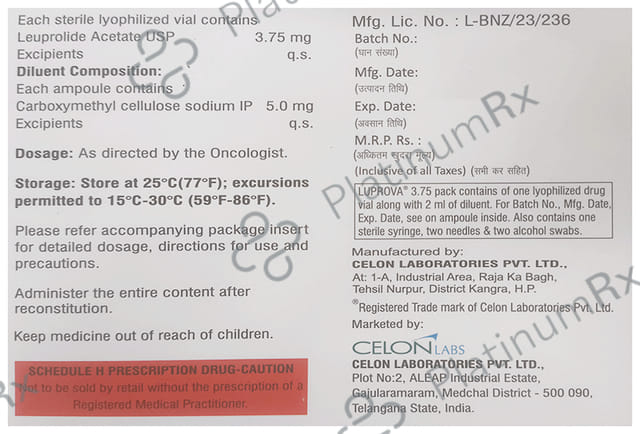 Luprova 3.75mg Injection