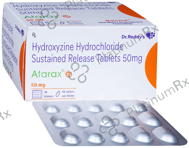 Atarax 50mg SR Tablet 15s