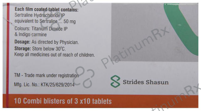 Serlift 50mg Tablet 10s