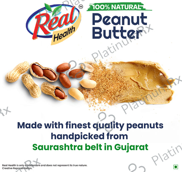 Real Health 100% Natural Peanut Butter Crunchy