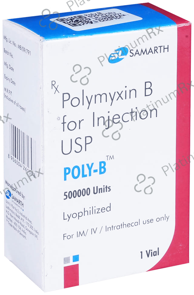 Poly B 500000IU Injection 1s