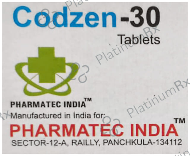 Codzen 30mg Tablet 10s