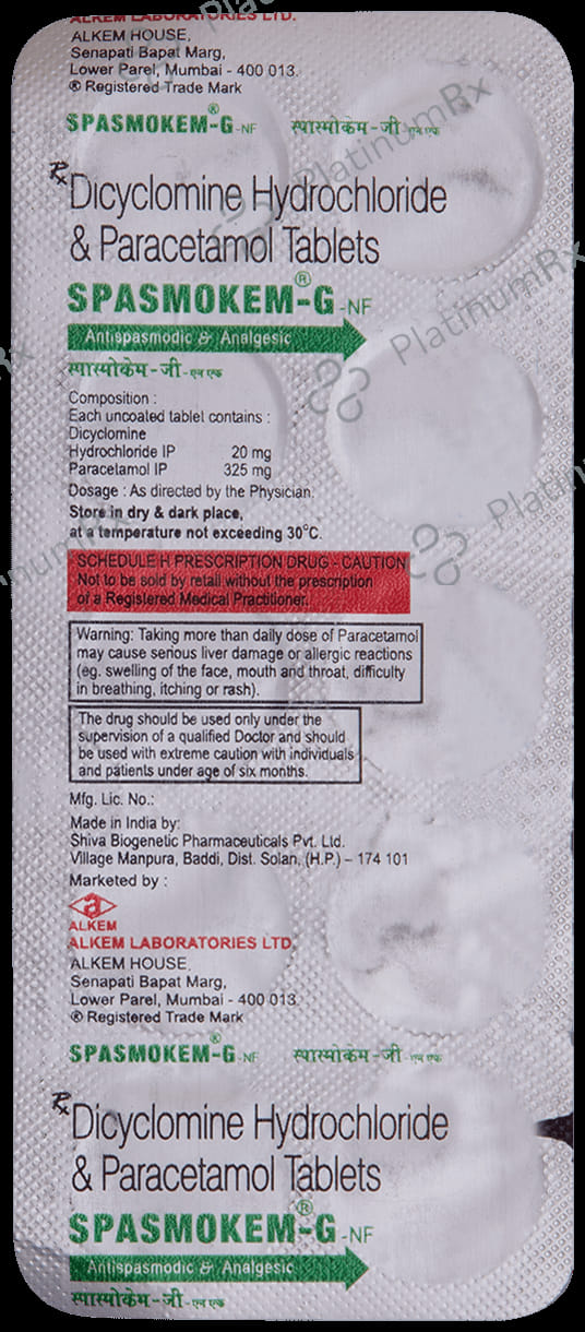 Spasmokem-NF Tablet