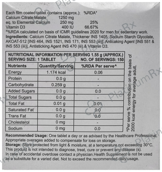 Calcix Health Supplement Non-Veg Tablet