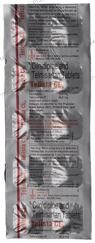 Telista CL 10/40mg Tablet 10s