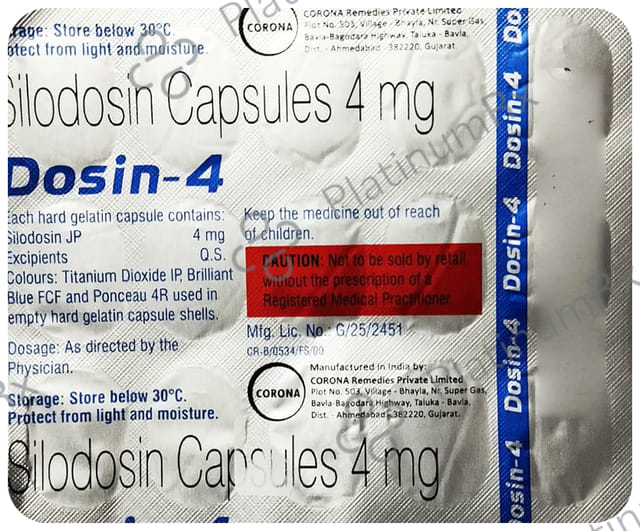 Dosin 4mg Capsule 15s