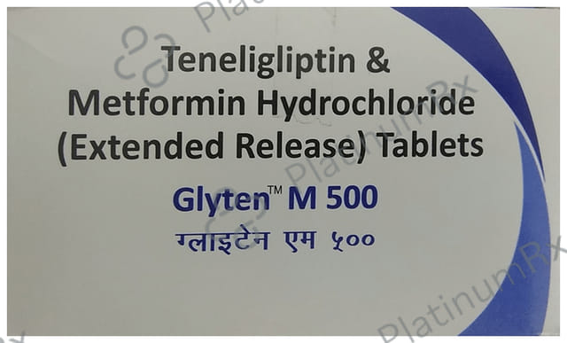Glyten M 500mg/20mg Tablet ER