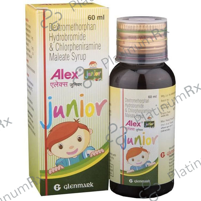 Alex Junior 2/5mg Syrup 60ml