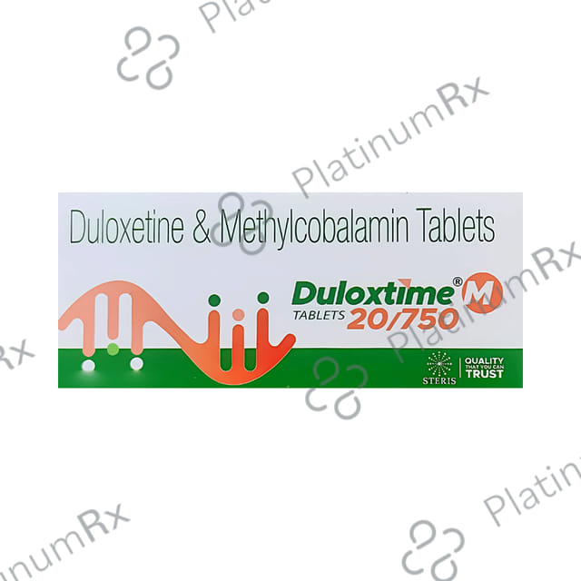 Duloxtime M 20mg/750mcg Tablet 10s