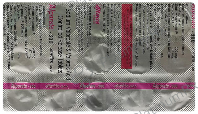 Alporate 300mg Tablet CR 15s