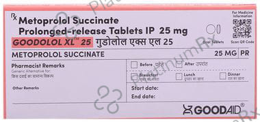 Goodolol XL 25mg Tablet PR 10s