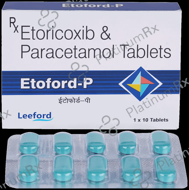 Etoford P 60 mg/325 mg Tablet