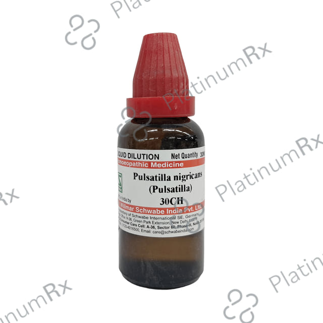 Dr Willmar Schwabe India Pulsatilla Dilution 30 CH