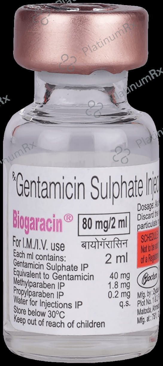 Biogaracin 80mg Injection 2ml
