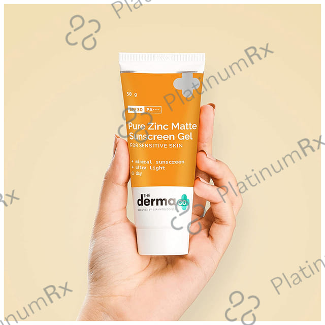 The Derma Co Pure Zinc Matte Sunscreen Gel