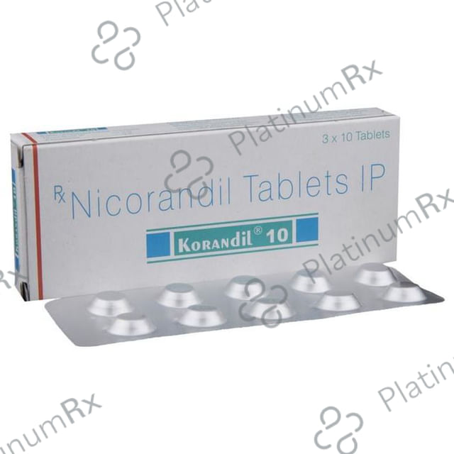 Korandil 10mg Tablet 10s