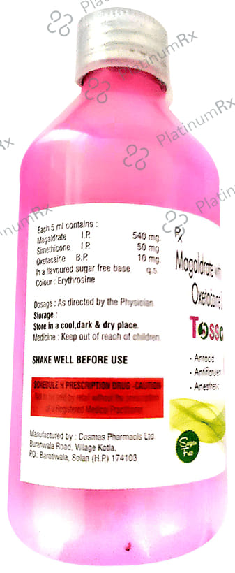Tossgel Oral Suspension Mint Sugar Free