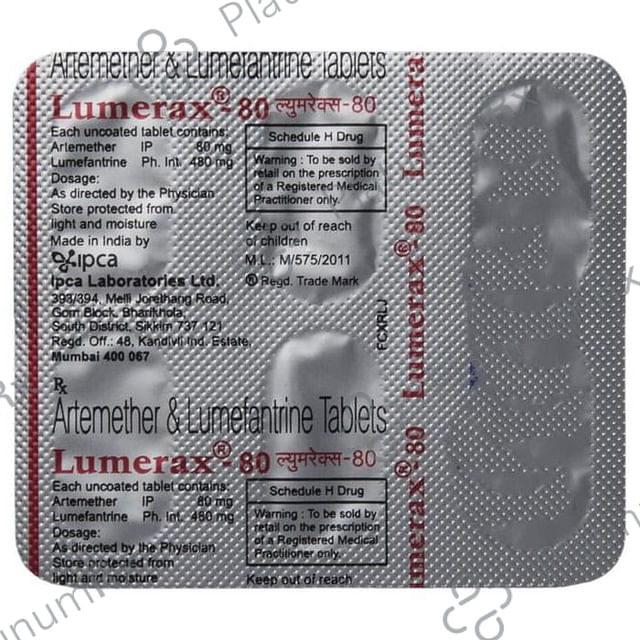 Lumerax 80/480mg Tablet 6s
