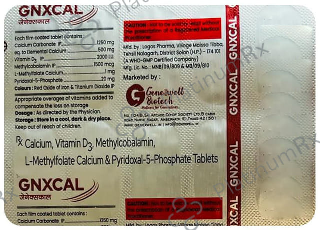 Gnxcal Tablet 10s