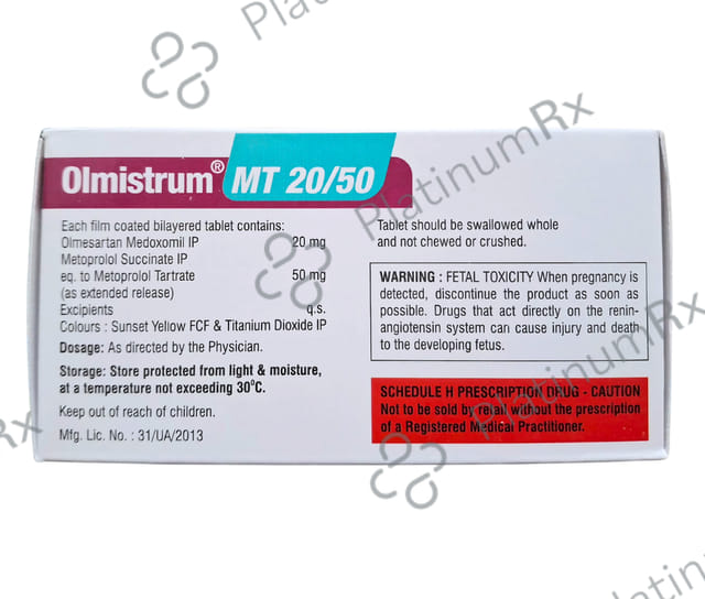 Olmistrum MT 20/50mg Tablet ER 10s