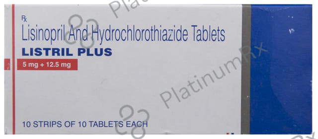 Listril Plus 12.5/5mg Tablet 10s