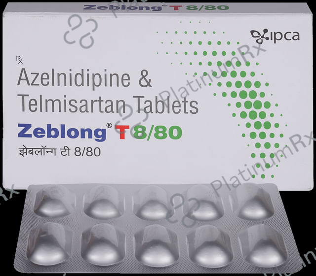 Zeblong T 80/8mg Tablet 10s