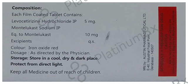 Altimont L 10/5mg Tablet 10s