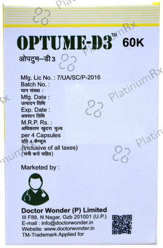 Optume-D3 60K Softgel Capsule