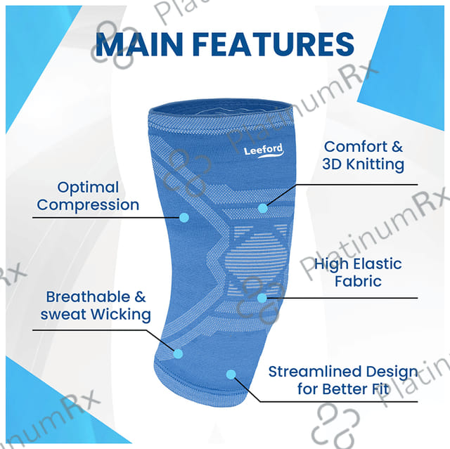 Leeford Designer Knee Capsule Small Blue