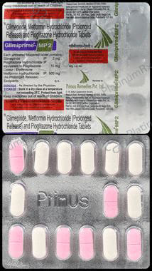 Glimiprime MP 2/500/15mg Tablet PR 15s