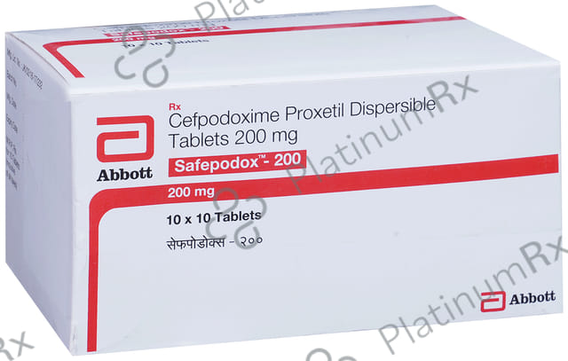 Safepodox 200mg Tablet DT 10s