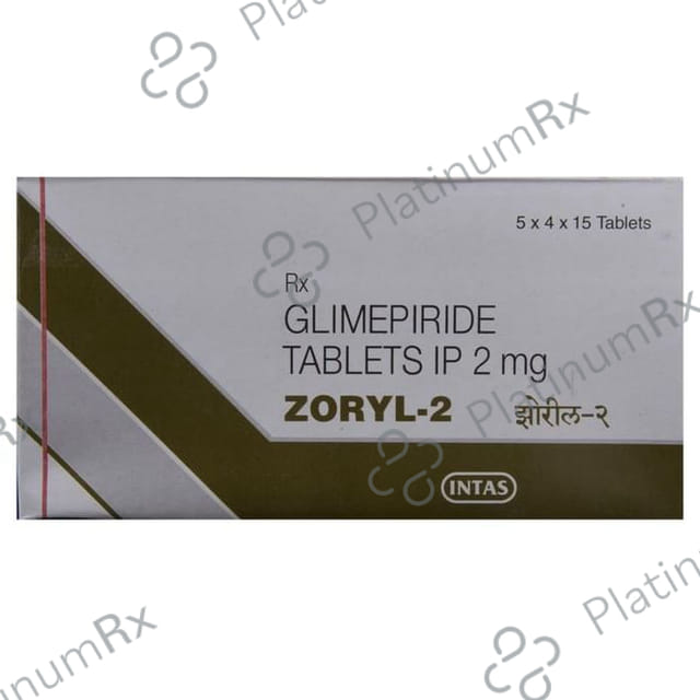 Zoryl 2mg Tablet 15s