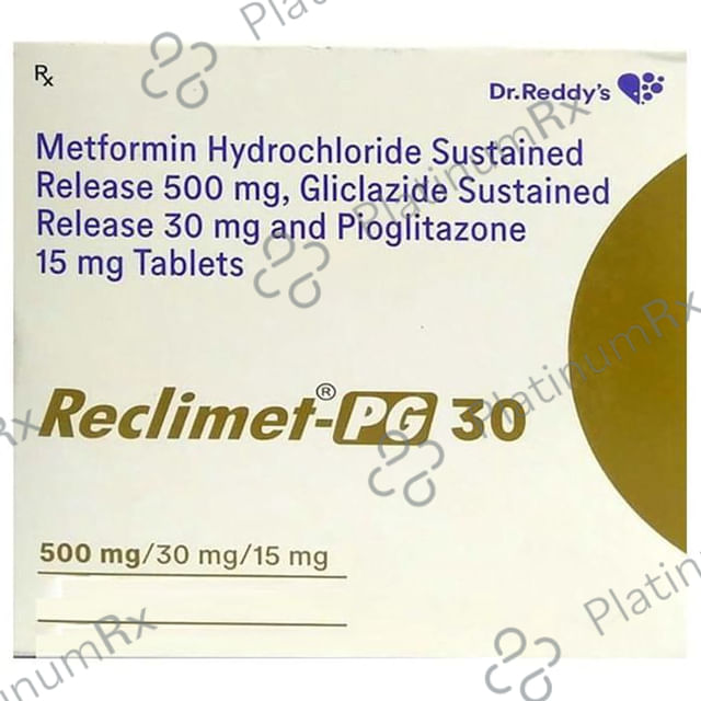 Reclimet PG 30/15/500mg Tablet SR 10s